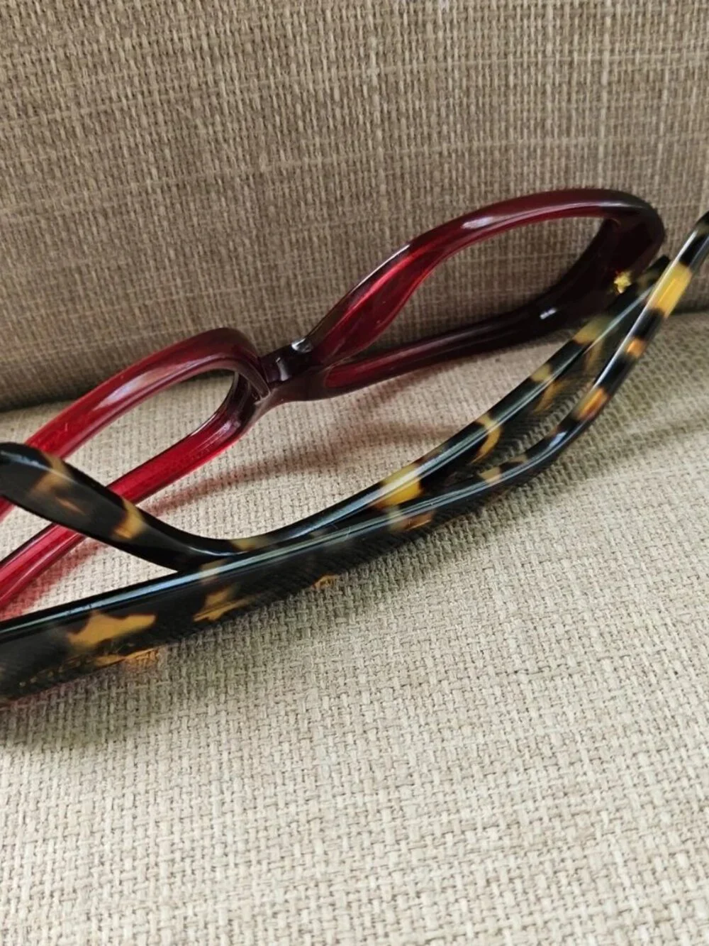 Vogue Eyewear Glasses Frame Burgundy Tone VO2606-S Eyeglasses Brown Tort Temple